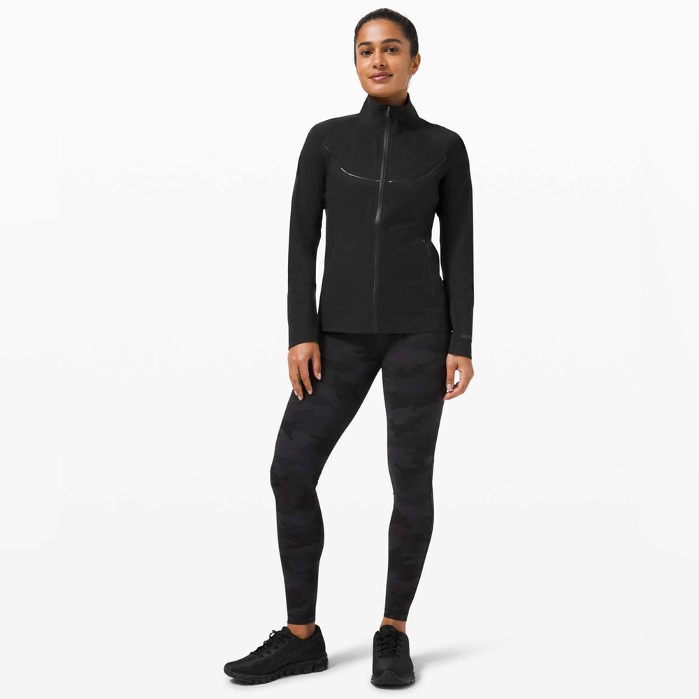 NEW Lululemon Fast and Free Windbreaker Black Running Outdoor Activewear Gym